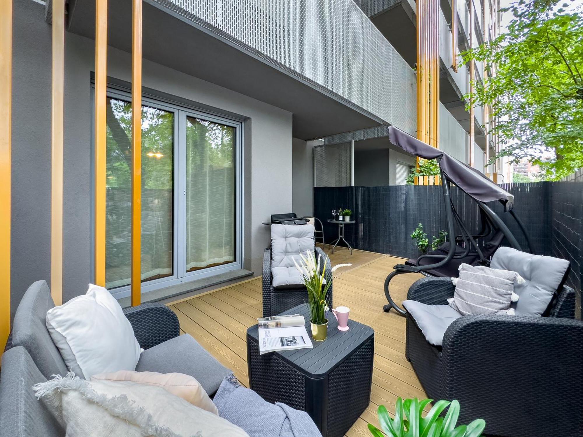Apartament Z Duzym Tarasem W Centrum Krakowa Экстерьер фото
